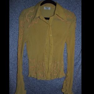 VINTAGE Button Up Blouse